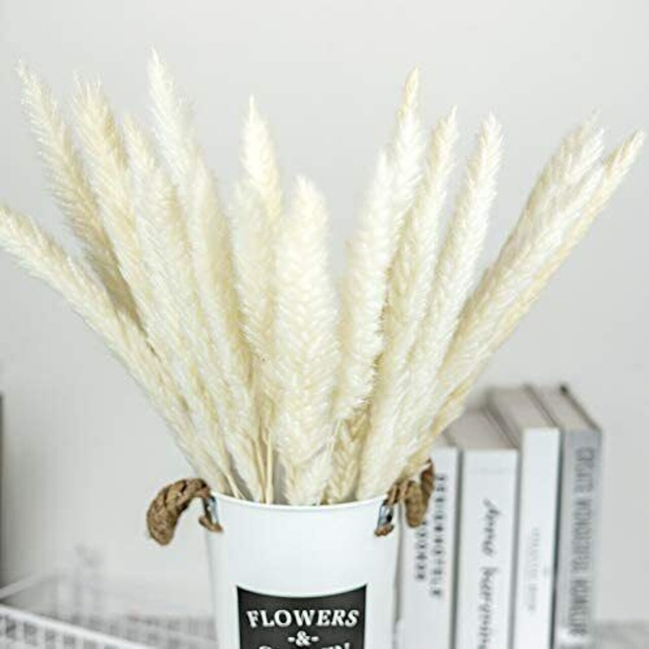30 Pampas Natural Dried Stems for Stylish Bouquets & Home Decor